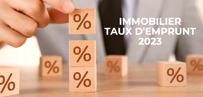 taux d'emprunt immobilier janvier 2023