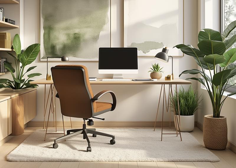 Aménagement d'intérieur pour le télétravail