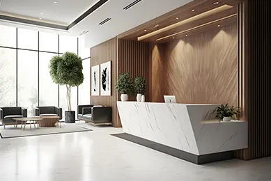 Formation design espace Réception d'un hotel
